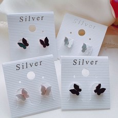 실버나비귀걸이