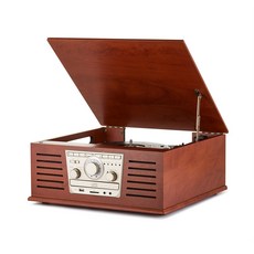 휴라이즈 턴테이블 블루투스 오디오 스피커 CD 플레이어, HR-TS100, 혼합색상
