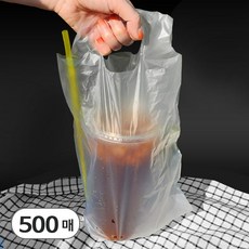 1리터 32온스 음료 비닐캐리어 1구, 1개, 500개