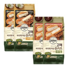 CJ제일제당 고메 통등심돈카츠 2개 +모짜렐라돈카츠 2개