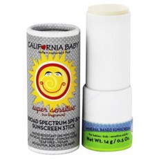 캘리포니아베이비 썬블럭 스틱 무향 30 SPF 14g, 단일옵션