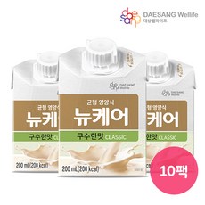 균형 영양식 뉴케어 구수한맛 클래식 200ml 10팩, 10개