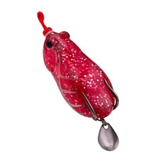 5.5cm 10g 탑 워터 소프트 개구리 낚시 루어 어퍼 plopper 인공 미끼 스팽글 더블 트레블 후크 파이크 낚시 태클, 1개
