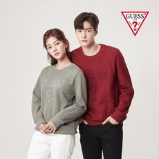 [엔터식스]게스 20. F/W [온라인] 유니 무테삼각 기모쭈리 맨투맨NK4K0243