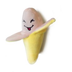 강아지 장난감 인형 삑삑이 바스락 바나나, 봉제10-바나나, 단품