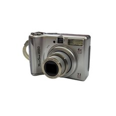 캐논 파워샷 A550 디지털 카메라 실버 박스 설명서 CD 좋은 상태