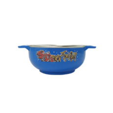 르번 국산 아동용 아머드 사우루스 논슬립 스텐 손잡이 대접, 1 COLOR (BLUE 혼합), 50개