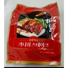 최현석쉐프 미식가들의선택 *가니쉬스테이크* 버터향과후추소스 부채살과함께 빠른새벽배송, 4개, 462g