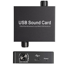 핫 48Khz C타입 오디오 송신기 컨버터 익스텐더 스플리터 외부 PCM 3.5mm 어댑터 USB 사운드 카드 USB2.0