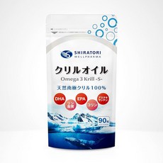 시라토리베루파마 오메가3크릴S 90알, 1개, 90정