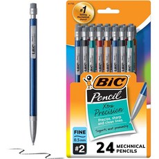 BIC Xtra Precision Mechanical Pencils 빅 엑스트라 프리시전 샤프 펜슬 연필 파인 0.5mm 24개입