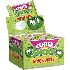 Center Shock 센터 쇼크 쇼크 히든 애플 사과맛 츄잉껌 100개입 400g, 1개
