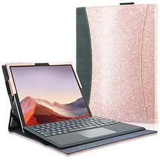서피스 고 2 1 케이스 T218 ACdream Surface Go 2 Case 2020 Release Multiple Angle Viewing with Pocke, Glitter Rose Gold_Case Fit Su, Glitter Rose Gold