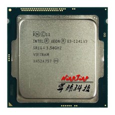 인텔 제온 E3-1241 v3 3.5 GHz 쿼드 코어 8 스레드 CPU 프로세서 LGA, 한개옵션0