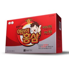 종근당건강 어린이홍삼 20ml x 30포 (1개월분) 면역력증진 피로개선 기억력개선 항산화 식약처인증, 30개