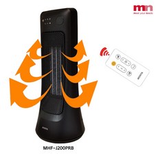모리타 스마트 온풍기 블랙 PTC 히터 MHF-J200PRB