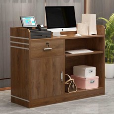 인포데스크 포스기 미니 계산대 캐셔대 매장 캐셔, 돌무늬 80x42x92