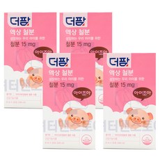 어린이 유아 액상철분제 더팜 아이조아 X4개 약국용 건강기능식품, 4개, 240ml