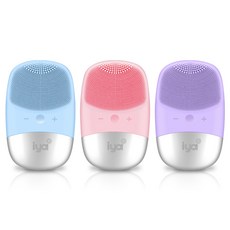 이야 진동클렌져 2in1 얼굴 마사지기, 진동클렌져 핑크