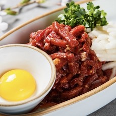 1++ 한우 소고기 육회 소스증정, 1개, 200g