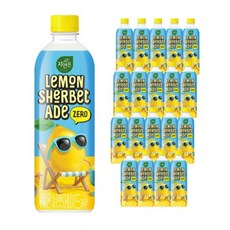 자연은 레몬 셔벗에이드 제로, 500ml, 20개