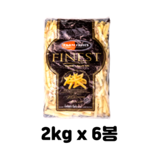 냉동감자(팜프리츠 스킨온 레귤러컷 10mm 2K) X6, 6개, 2kg