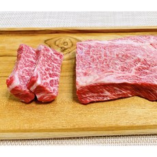 블랙앵거스 소 갈비살 살치살 부채살 차돌박이 꽃갈비살 스테이크 미국산 소고기 프라임 300g, 못난이 구이용 갈비살, 1개
