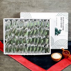 [KT알파쇼핑]선물세트 밥알수리취 찹쌀떡 팥앙금48개입+보자기포장, 1개