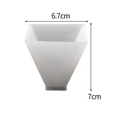 Diy용 육각 콘 실린더 캔들 실리콘 몰드 수제 Uv 에폭시 크리스탈 말린 꽃 수지 몰드용 공예품 쇼, 05