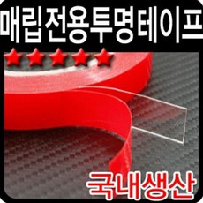 CARFELL 굿템 네비매립 전용 투명양면테이프 20M 하이패스부착 내비게이션액세서리, 해당상품