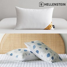[헬렌스타인] 다운필 베개솜+리프오션 워싱인견 베개커버 세트(40x60), 단품