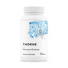 THORNE 쏜리서치 피콜린산 크롬 60정 신진대사 다이어트, 1개