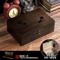 원목 보관함 유품 장례 추억 소품 정리함 잠금 골동품, D. 중형 민들레 25x17x9cm, 1개 - 원목함