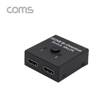 [Coms] Coms TB034 [모니터선택기/HDMI/2:1/양방향지원/4k/오디오지원], 상세페이지 참조