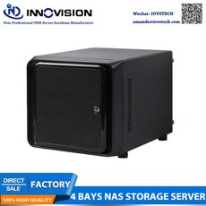 재고 공장 가격 mini-itx 핫 스왑 4 베이 nas cloud storege ipfs 서버, 단일, 단일
