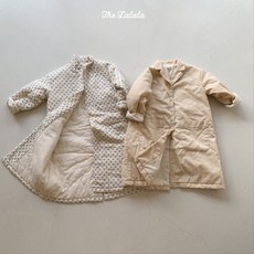 더라라라 겨울 롱원피스 코트 유아 아동 누빔 아우터