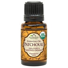 US Organic 100% Pure Patchouli Essential Oil - USDA Certified Organic Steam Distilled - W/ Euro droppers (More Size Variations Available), Size = 15 ml / .5 Fl Oz, 본문참고, 본문참고