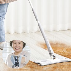 [림트레이딩] 짜고짜고 자동청소기 물걸레 기계식 세차 밀대 바닥 극세사, 2개