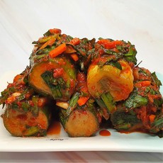 매운 양념 전라도 맛깔스런 젓갈 감칠맛 오이소박이 5kg / 총각무 집에서 남도 자취, 1개