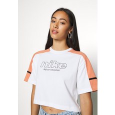 나이키 스포츠웨어 ARCHIVE - Print 티셔츠 - white/healing orange NI121D0JE 150불 이상 주문시 부가세 별도