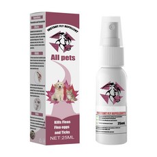 벼룩 제어 애완 동물 스프레이 긴 지속 효과를 사용하여 안전한 25ML 개 Gnat 스프레이