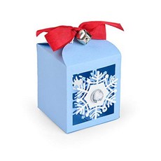 Sizzix 630454257325 Snowflake Favor Box Die by Jordan Caderao, 단일옵션