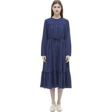 [백화점 정품] 플라스틱아일랜드 여성 가을원피스 라운드넥 아우터형 원피스 트렌치 데님 트위드 하객룩