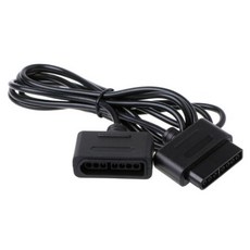 SNES Mini Classic 컨트롤러 콘솔 게임 확장 와이어와 comaptible, 1) Black