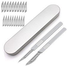 카본 스틸 카빙 메탈 메스 핸들 및 블레이드 번호 1123 수술 의료용 커팅 나이프 DIY 공구 키트|칼, 02 1pc Handle Number 23