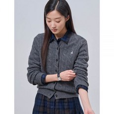 빈폴레이디스 Essential 울 케이블 긴소매 카디건 그레이 BF495AE013 400731