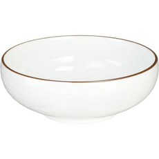 일본직배송 하쿠산 도자기 국 밥 그릇 대접 12x4.5cm 하얀색 240ml, 1개