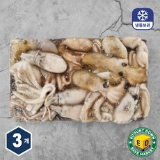 장가유통 냉동 활낙지 10미, 10미 [80/100], 3개, 850g