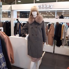 클리지 FOX카라 페미닌 코쿤 코트
