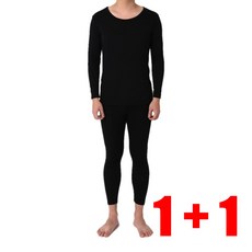 남자 기모 긴팔티 1+1 겨울 발열 방한 내의 내복 이너웨어